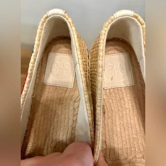 Tory Burch Raffia Flat Espadrilles 9.5 - Picture 5 of 8
